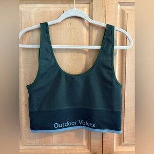 Outdoor Voices Seamless Sport Bra Top XL